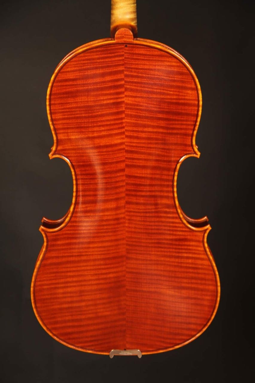 Violă de maestru №10 — Model Guarneri del Gesù, antichizată — fotografie 2