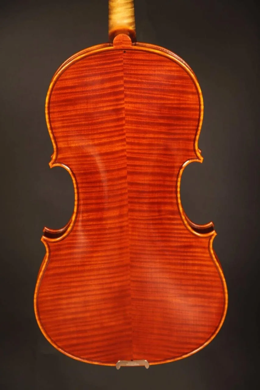 Violă de maestru №10 — Model Guarneri del Gesù, antichizată — fotografie 3