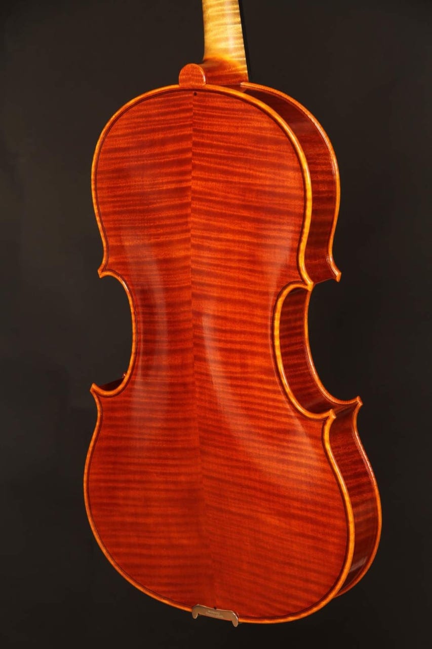 Violă de maestru №10 — Model Guarneri del Gesù, antichizată — fotografie 7