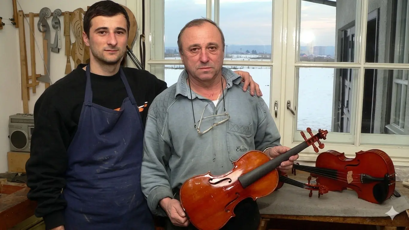 Why Reghin is called the city of violins